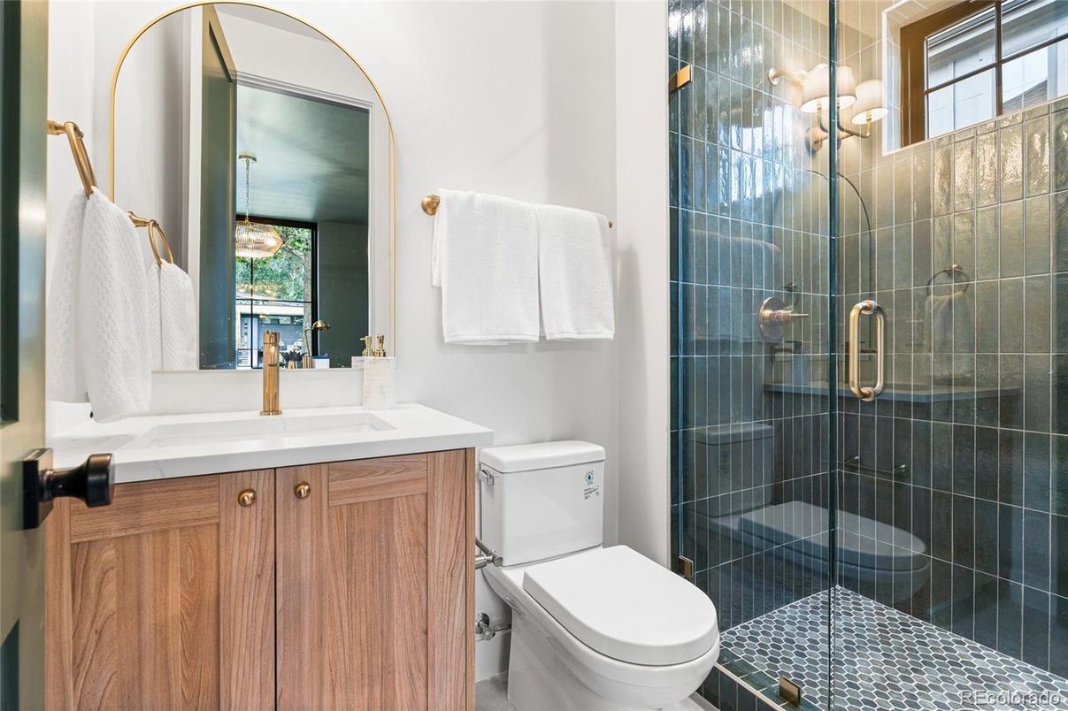 Bathroom, Glass Shower, Interior