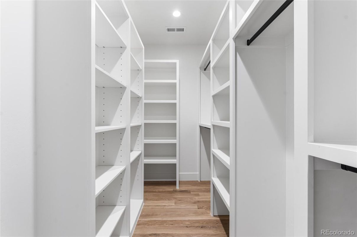 Interior, Recessed Lighting, Walk-in Closets, Wood Texture Flooring
