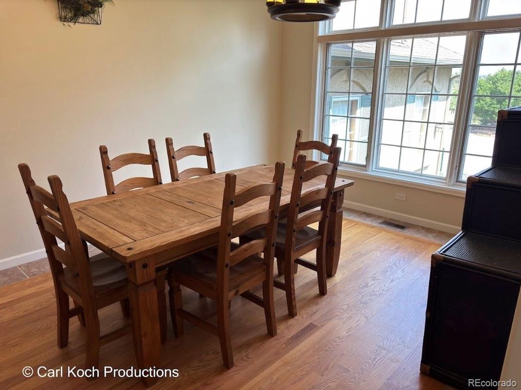 Dining room, Interior, Wood Texture Flooring