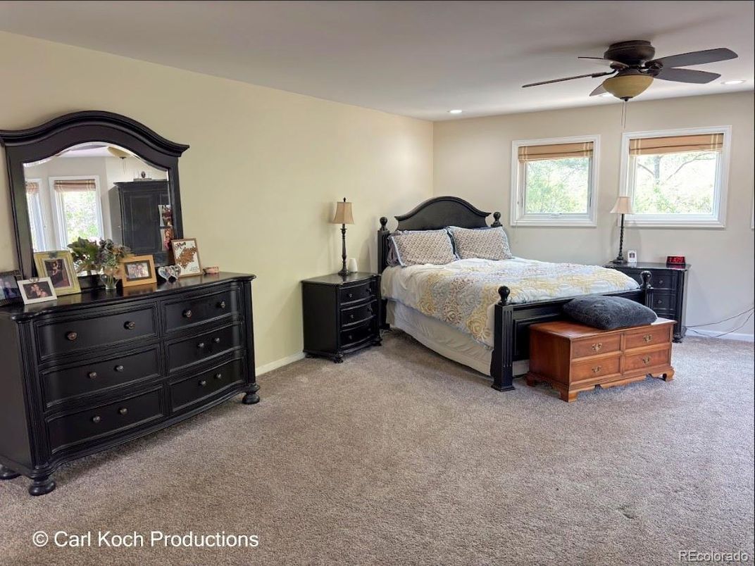 Bedroom, Interior, Recessed Lighting
