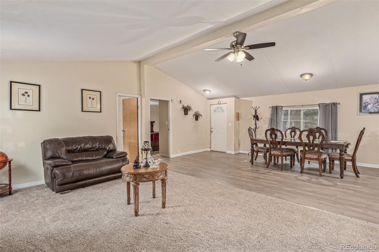 Dining room, Interior, Wood Texture Flooring