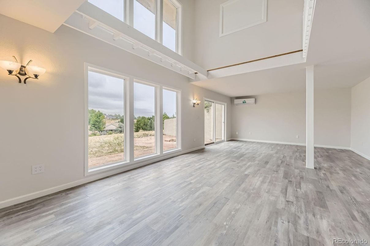 Empty room, Interior, Wood Texture Flooring