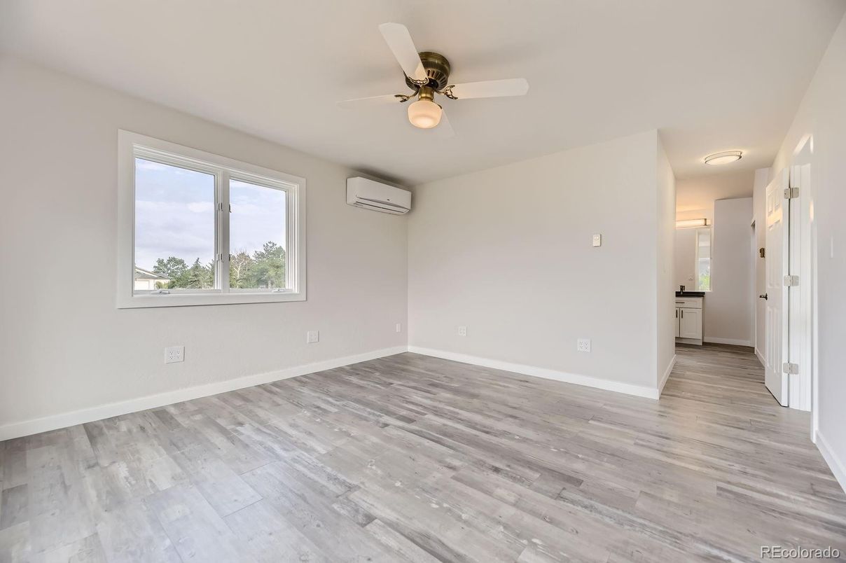 Empty room, Interior, Wood Texture Flooring