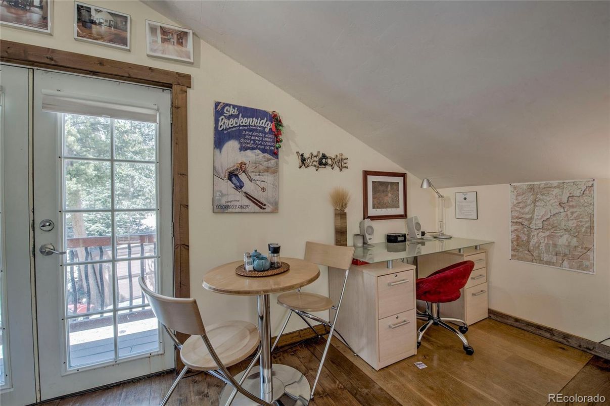 Home Office, Interior, Wood Texture Flooring