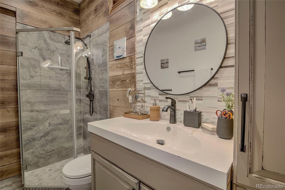 Bathroom, Glass Shower, Interior