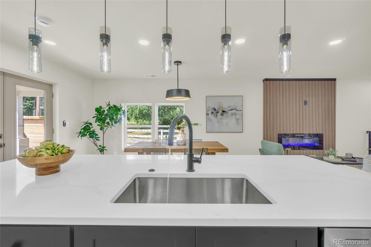 Interior, Kitchen, Pendant Lights, Recessed Lighting