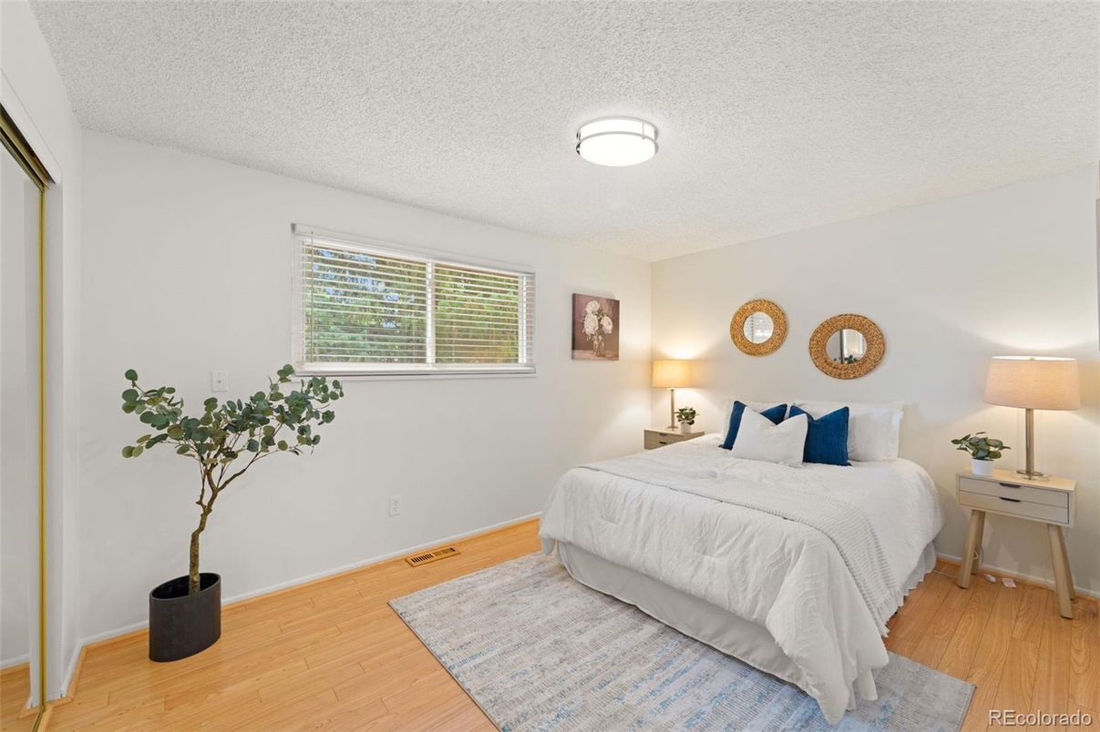 Bedroom, Interior, Wood Texture Flooring