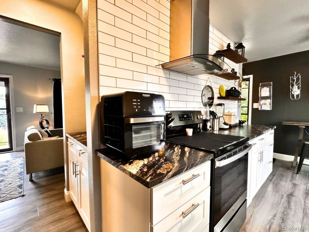 Interior, Kitchen, Wood Texture Flooring