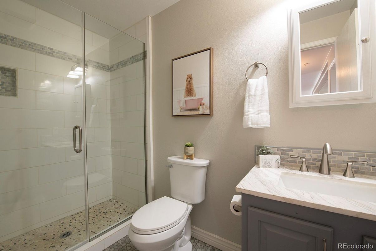 Bathroom, Glass Shower, Interior
