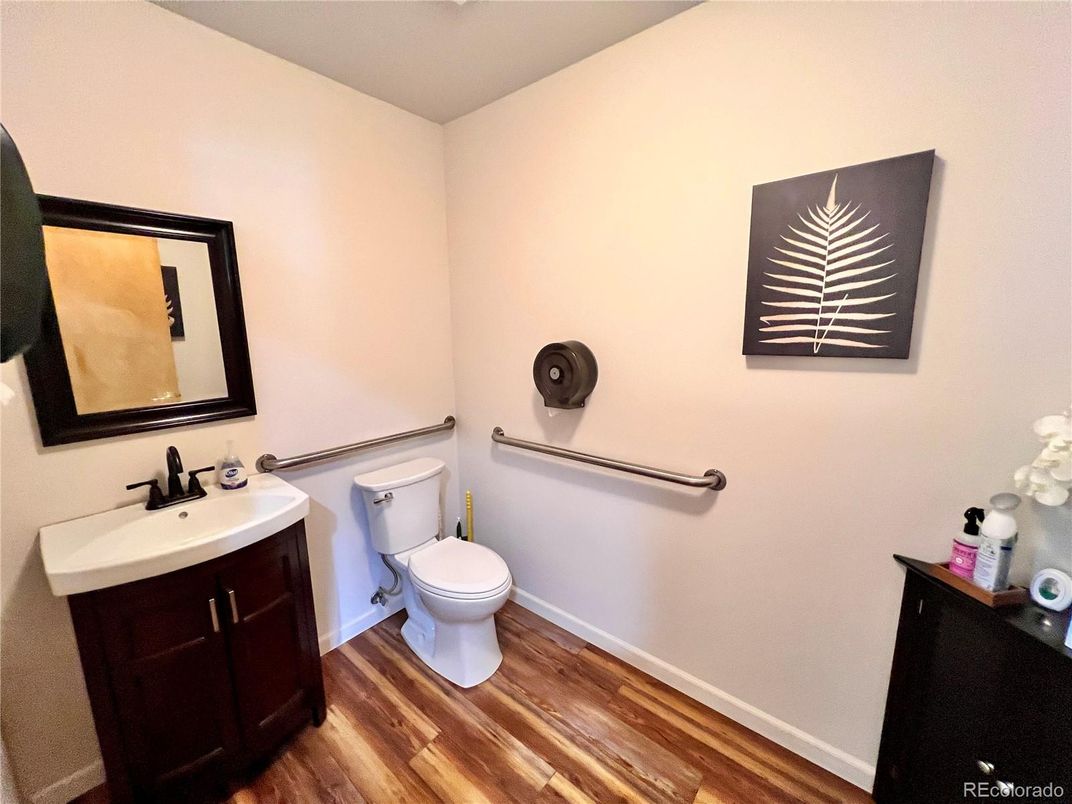 Bathroom, Interior, Wood Texture Flooring
