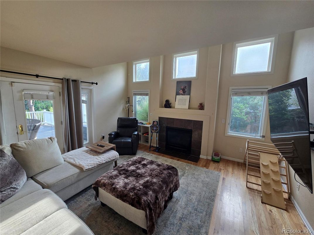 Fireplace, Interior, Living room, Wood Texture Flooring