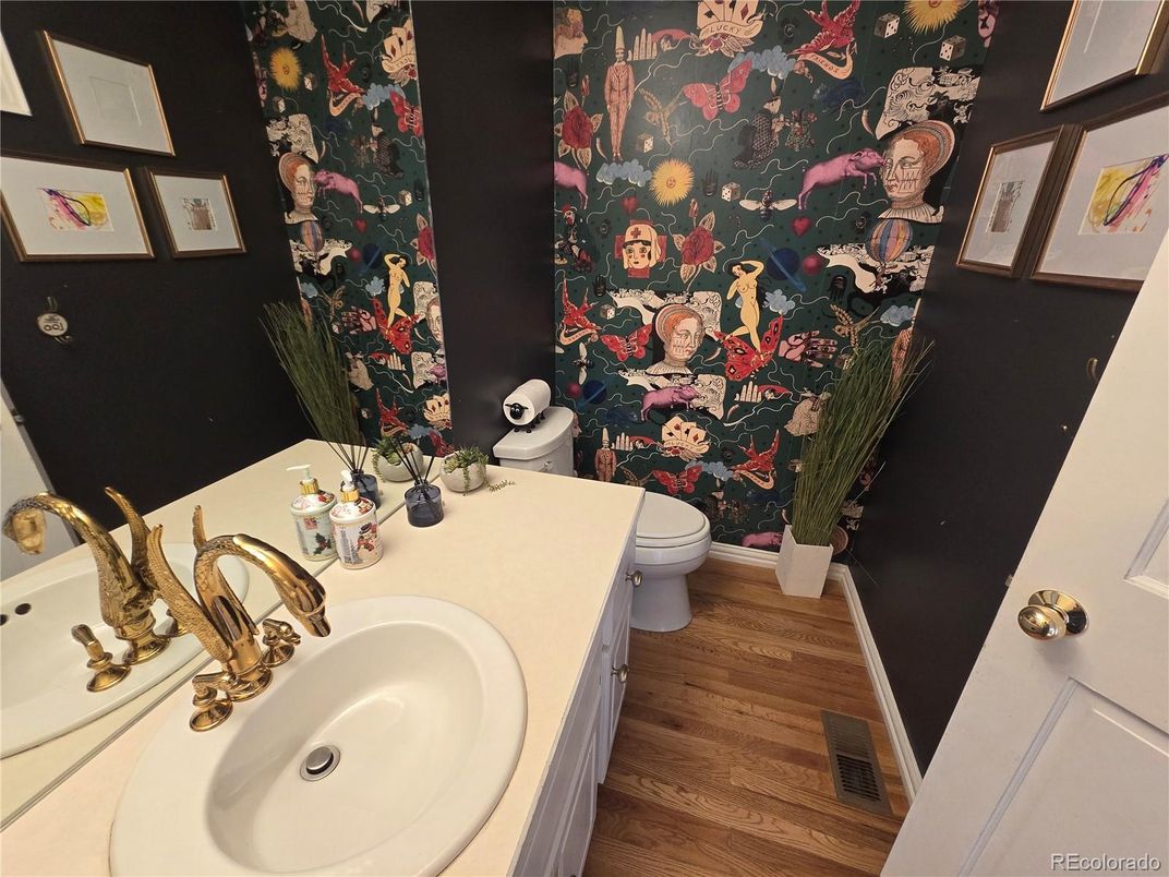 Bathroom, Interior, Wood Texture Flooring