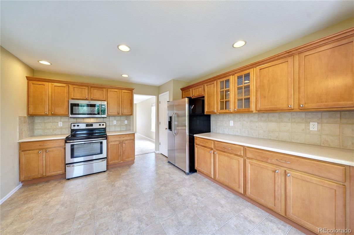 Interior, Kitchen, Recessed Lighting, Stainless Steel Appliances