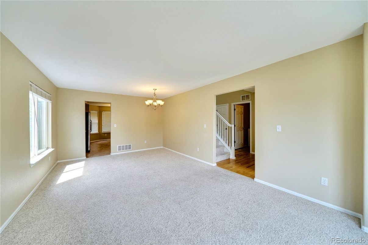 Chandelier, Empty room, Interior, Wood Texture Flooring