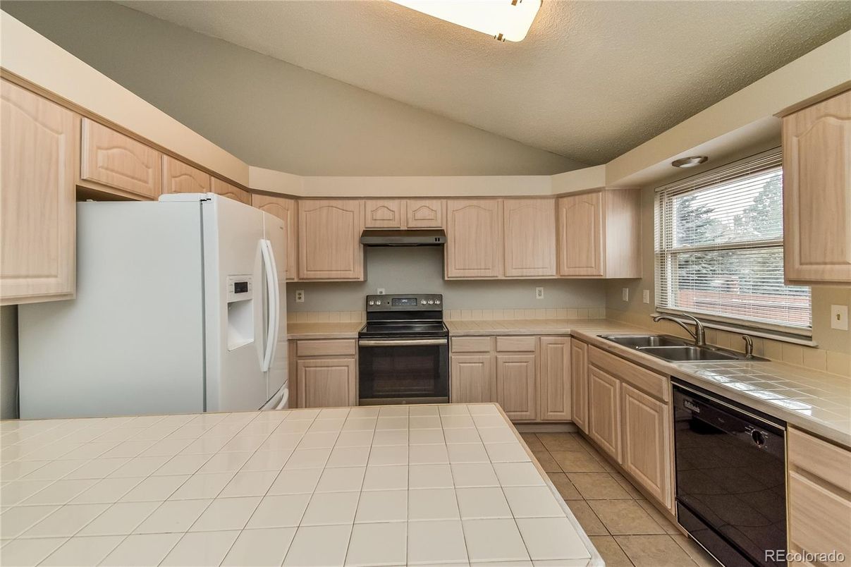 Interior, Kitchen, Tile Countertops