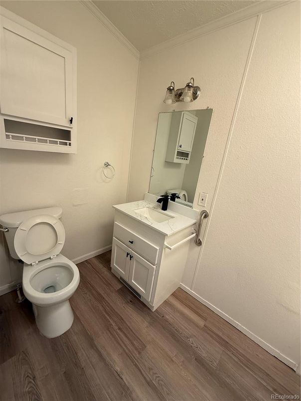Bathroom, Interior, Wood Texture Flooring