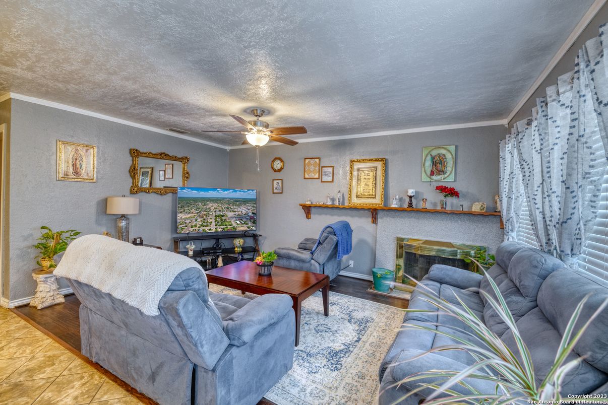 Fireplace, Interior, Living room, Wood Texture Flooring