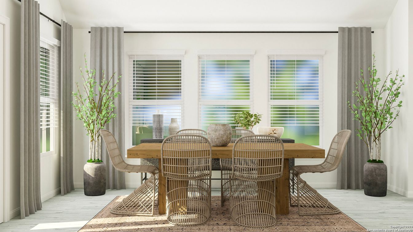 Dining room, Interior, Wood Texture Flooring