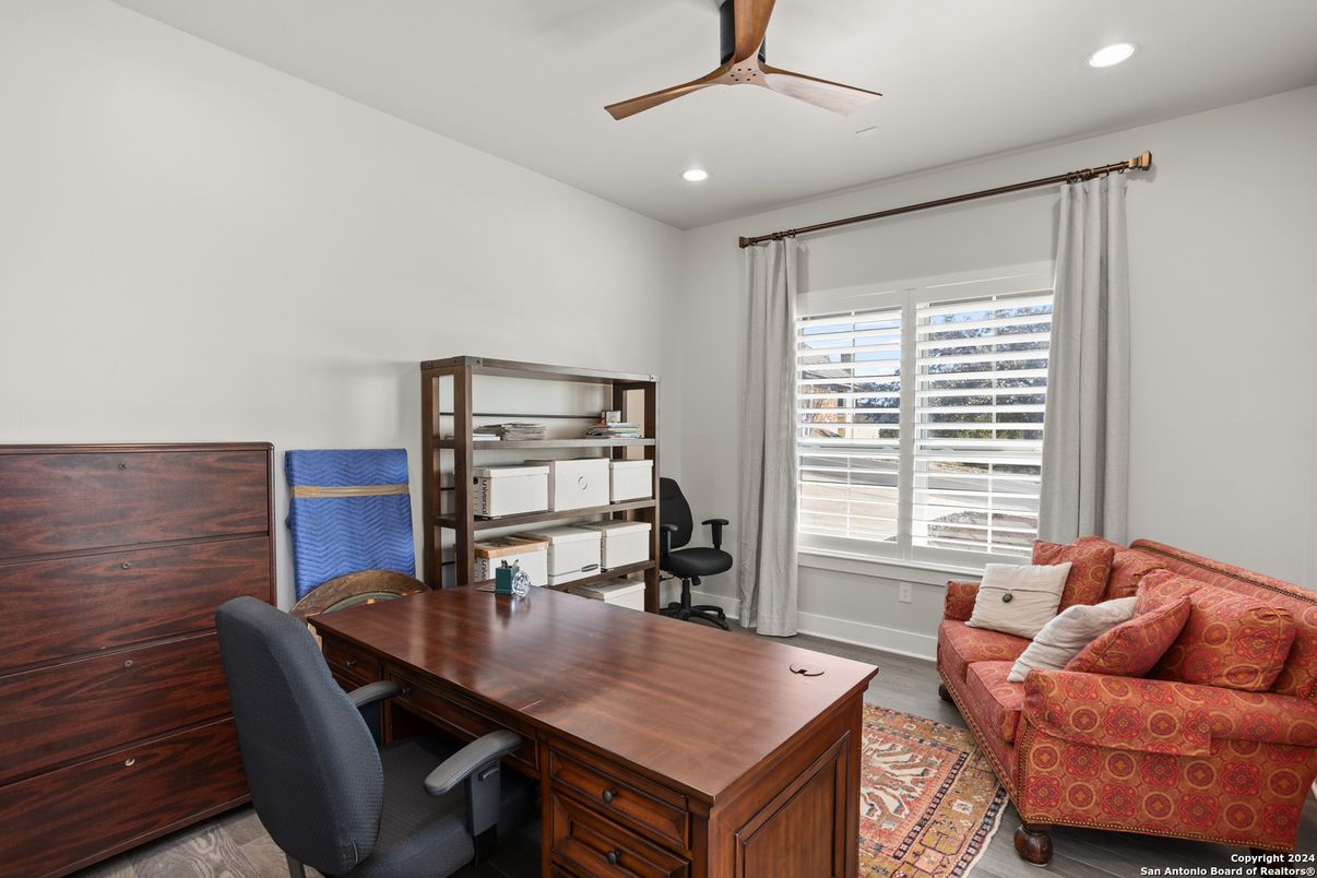Home Office, Interior, Recessed Lighting