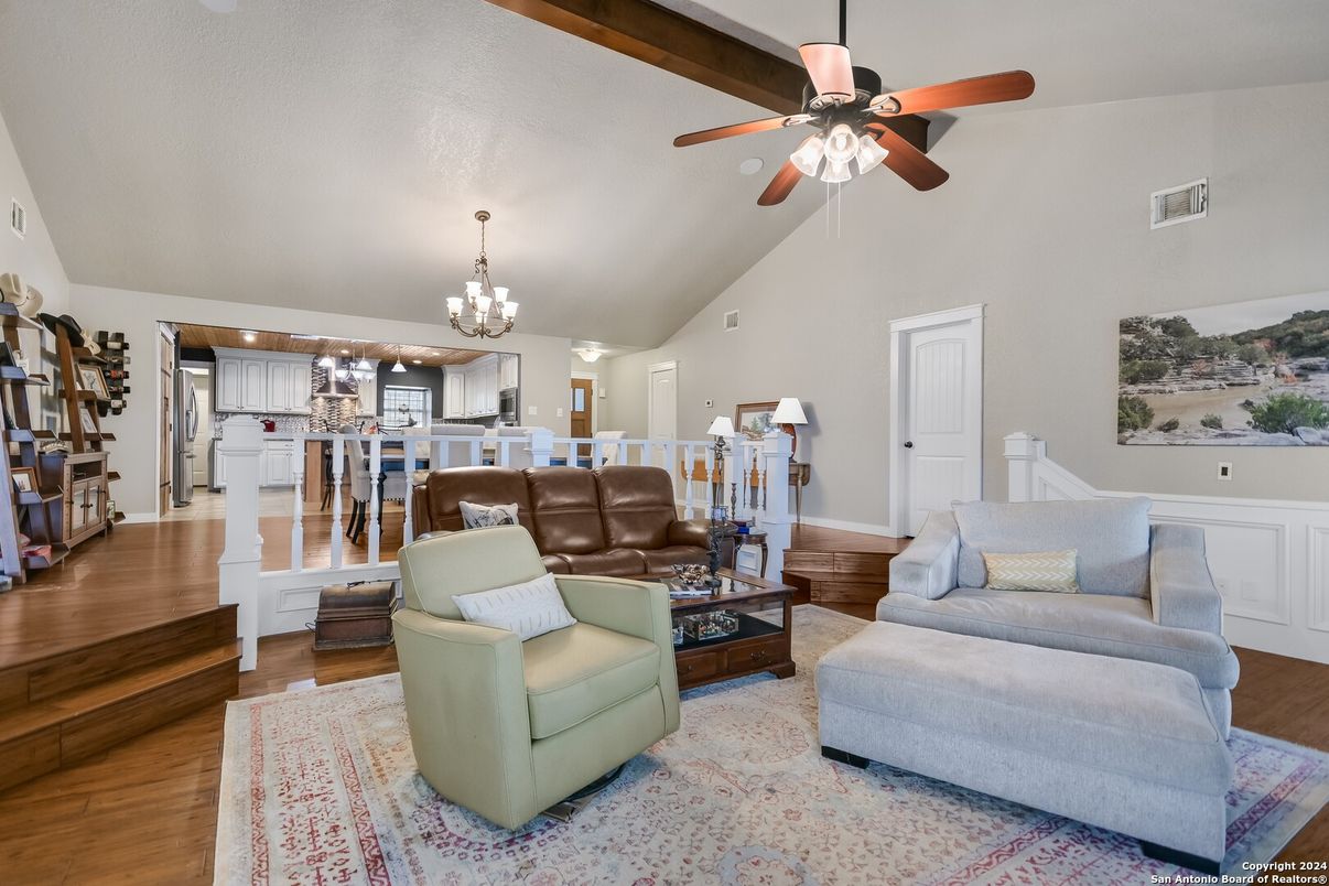 Chandelier, Interior, Kitchen, Living room, Wood Texture Flooring