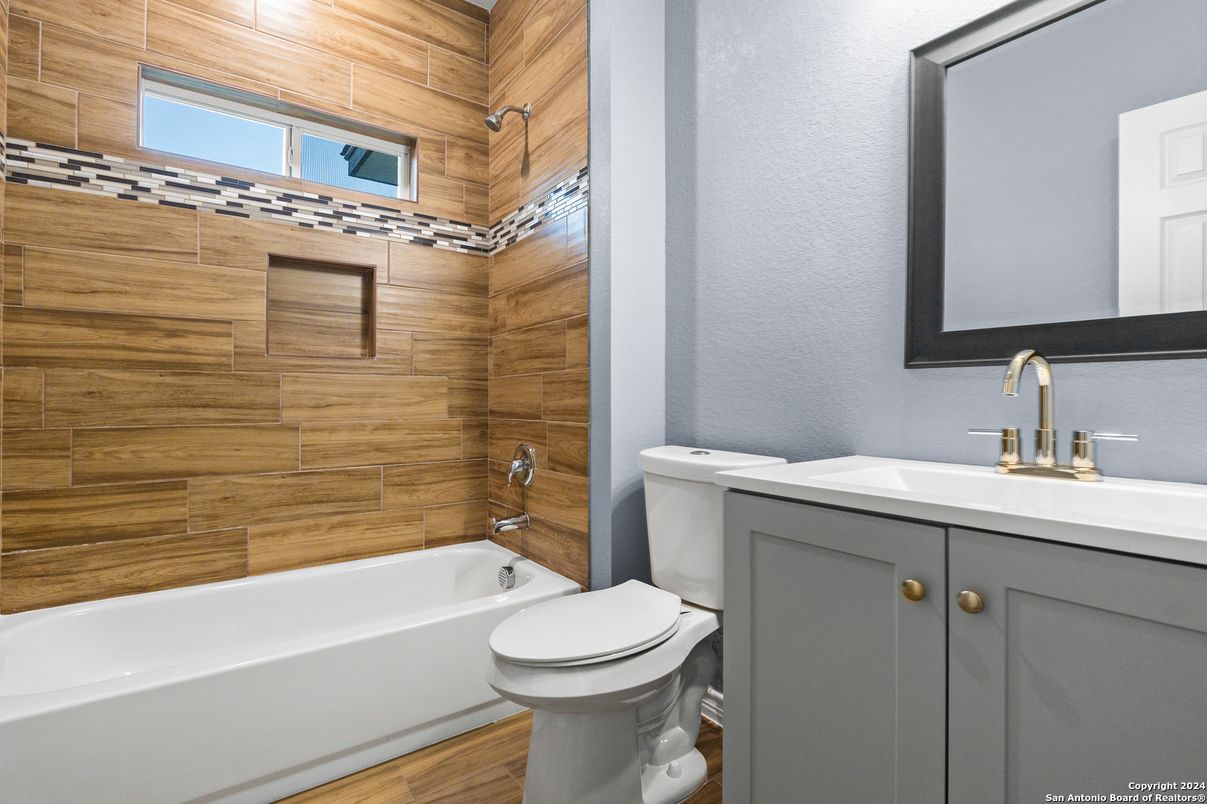 Bathroom, Interior, Wood Texture Flooring, Wooden Walls