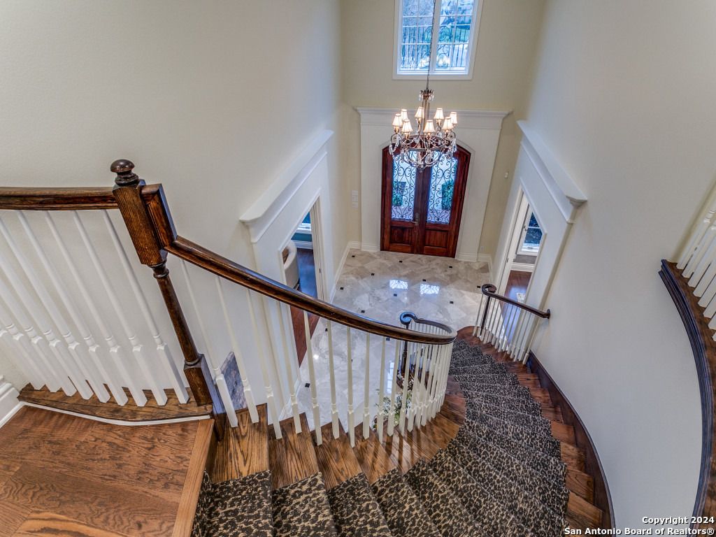 Chandelier, Interior, Wood Texture Flooring
