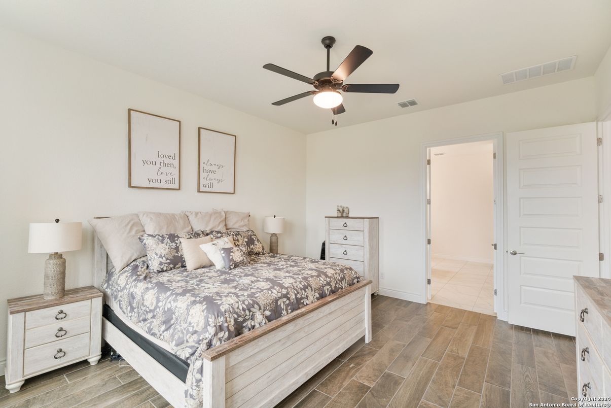 Bedroom, Interior, Wood Texture Flooring