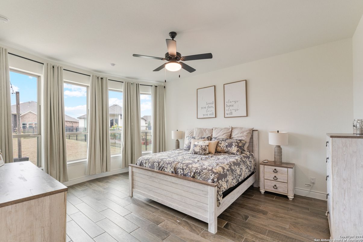 Bedroom, Interior, Wood Texture Flooring