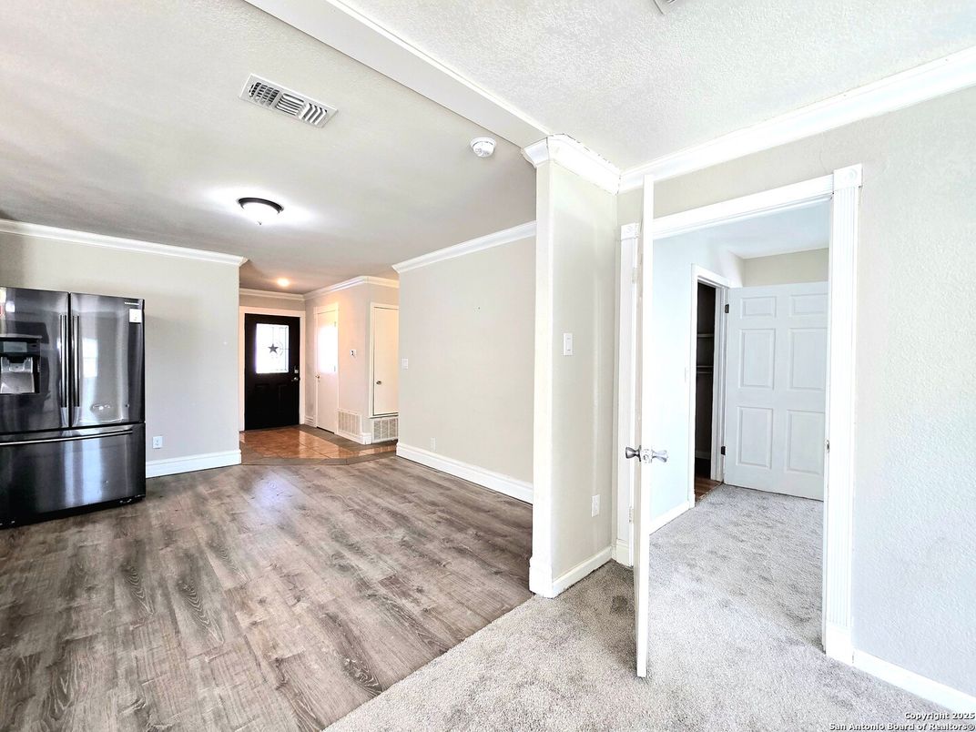 Empty room, Interior, Kitchen, Wood Texture Flooring