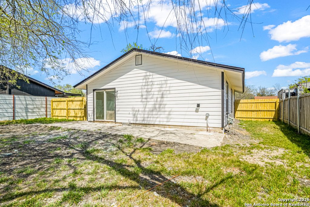 Backyard, Detached Garage, Exterior