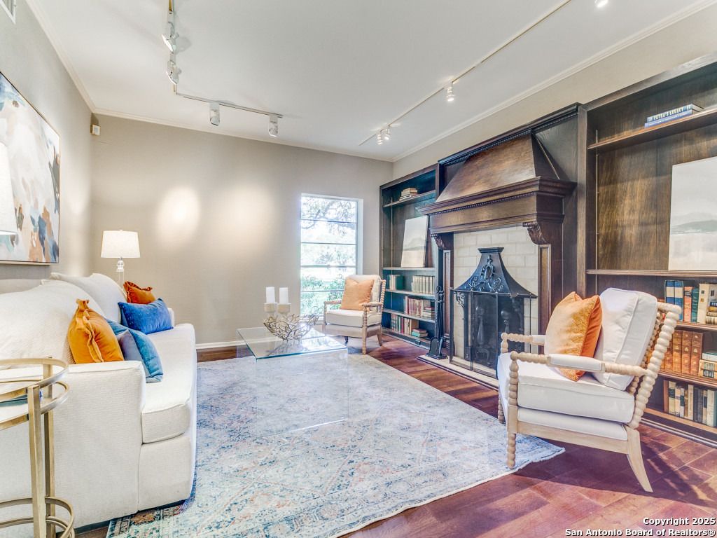 Fireplace, Interior, Living room, Wood Texture Flooring