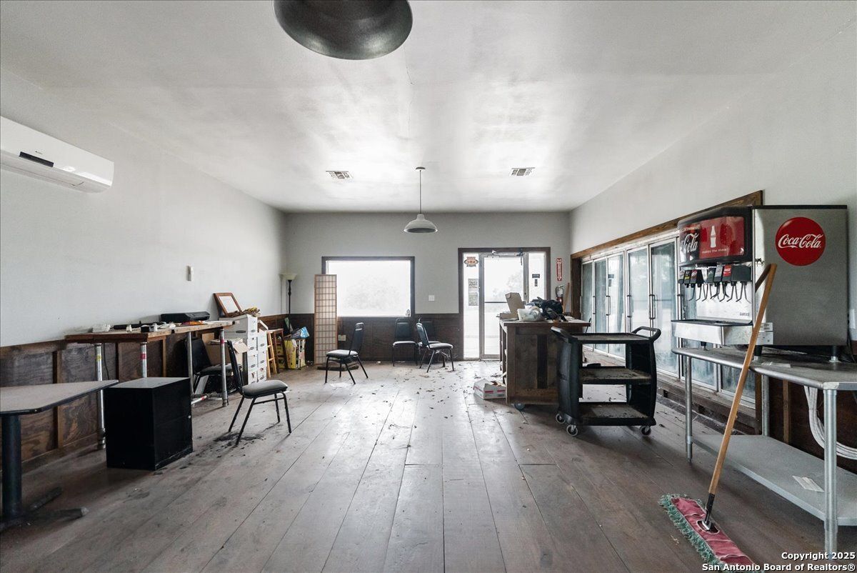 Home Office, Interior, Pendant Lights, Wood Texture Flooring