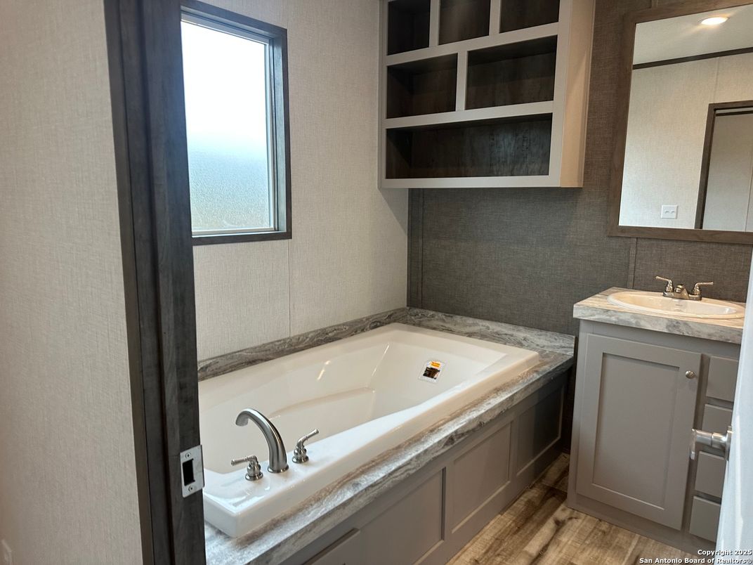 Bathroom, Interior, Wood Texture Flooring