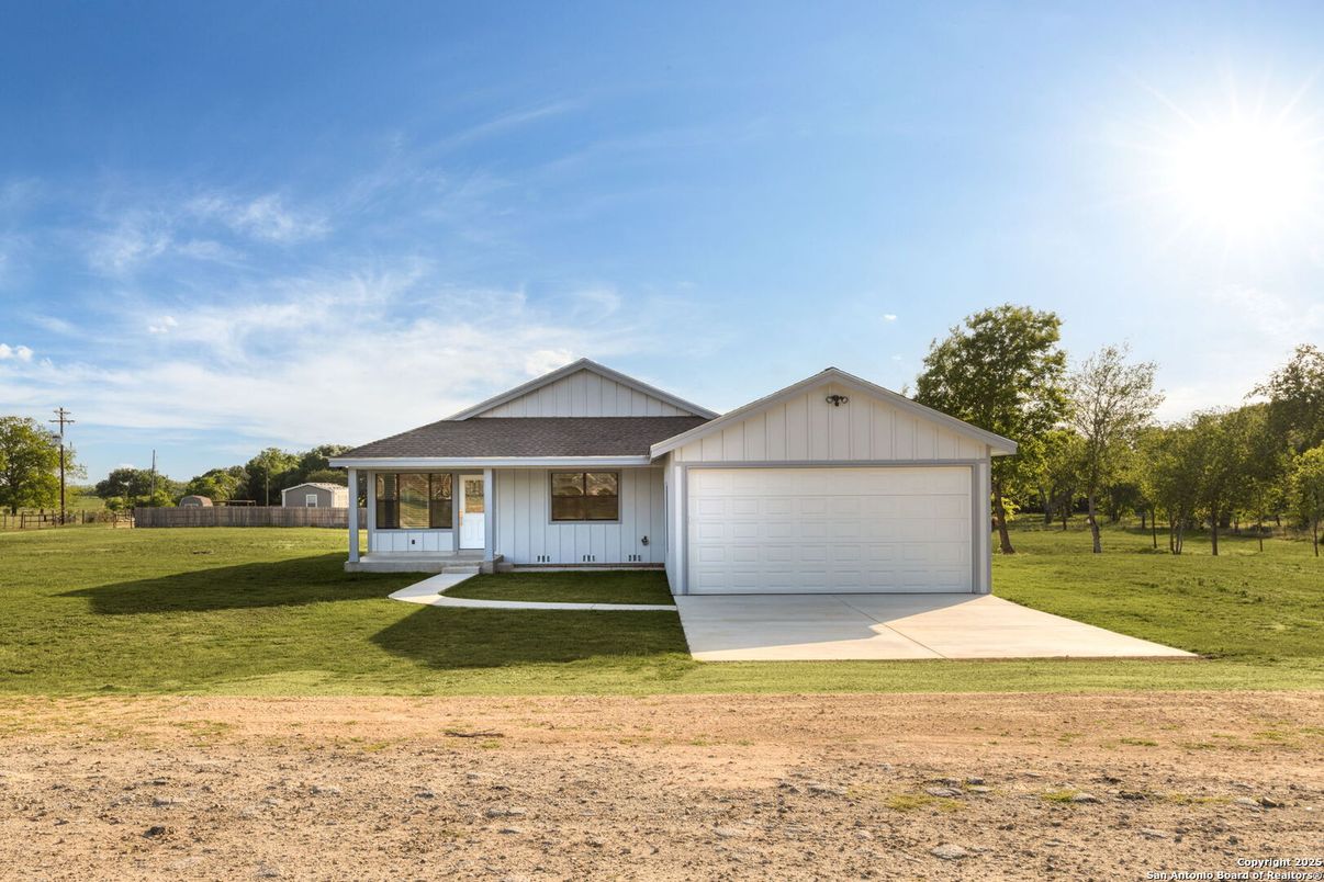 Attached, Backyard, Detached Garage, Exterior, Facade, Farmhouse