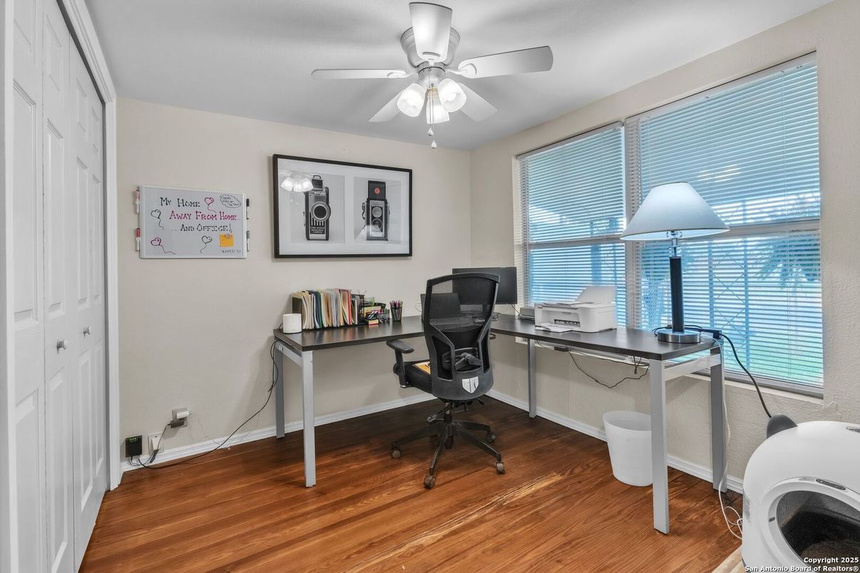 Home Office, Interior, Wood Texture Flooring