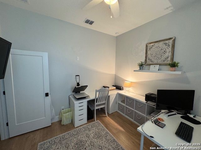 Home Office, Interior, Wood Texture Flooring