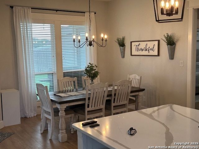 Chandelier, Dining room, Interior, Pendant Lights, Wood Texture Flooring