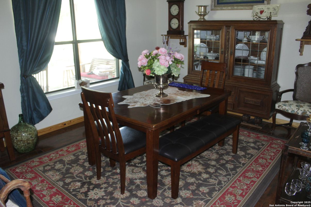 Dining room, Interior, Wood Texture Flooring