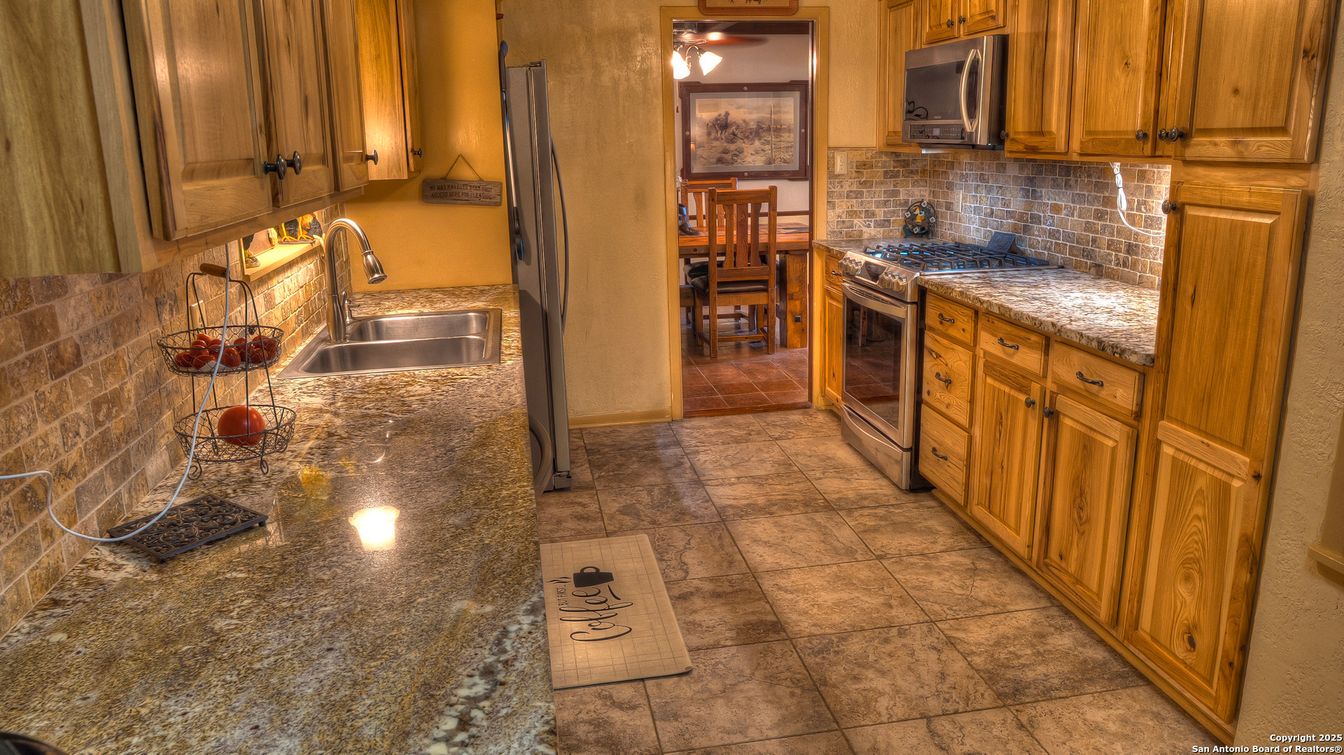 Interior, Kitchen, Stone Walls