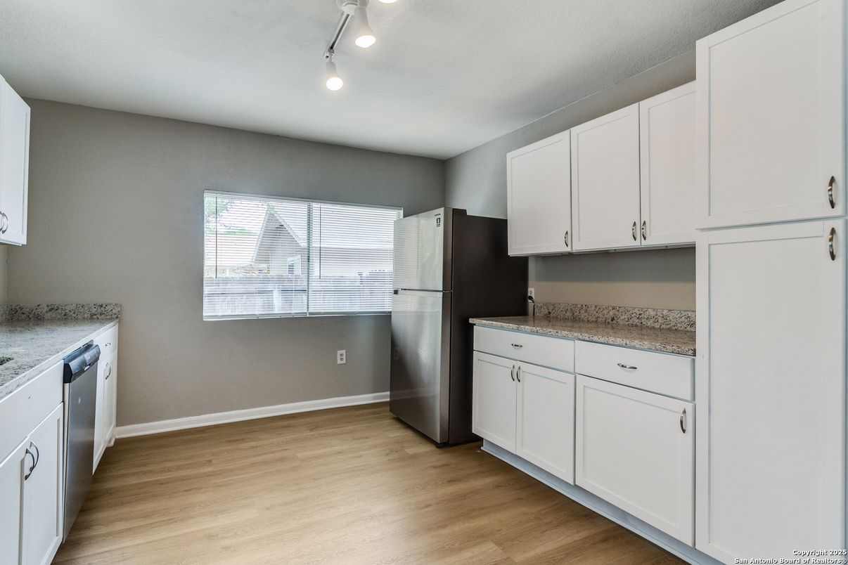 Interior, Kitchen, Wood Texture Flooring