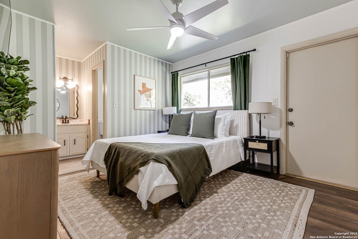 Bedroom, Interior, Wood Texture Flooring