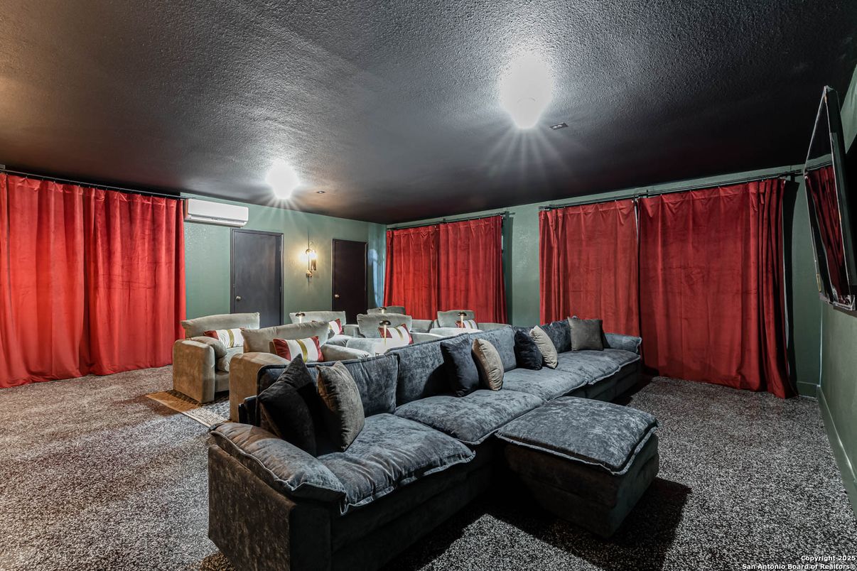 Interior, Projection Screen, Theatre Room