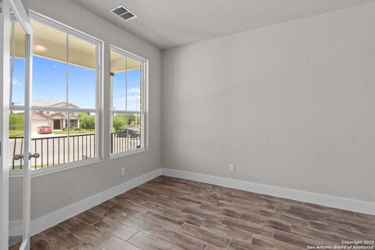 Empty room, Interior, Wood Texture Flooring