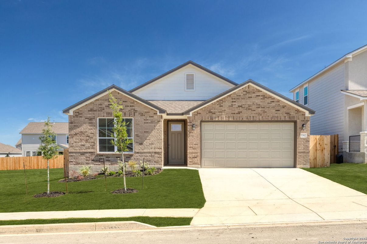 Attached, Exterior, Facade, Brick Facade, Brick Traditional