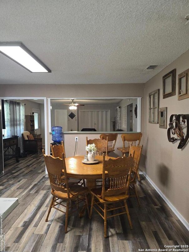 Dining room, Interior, Wood Texture Flooring