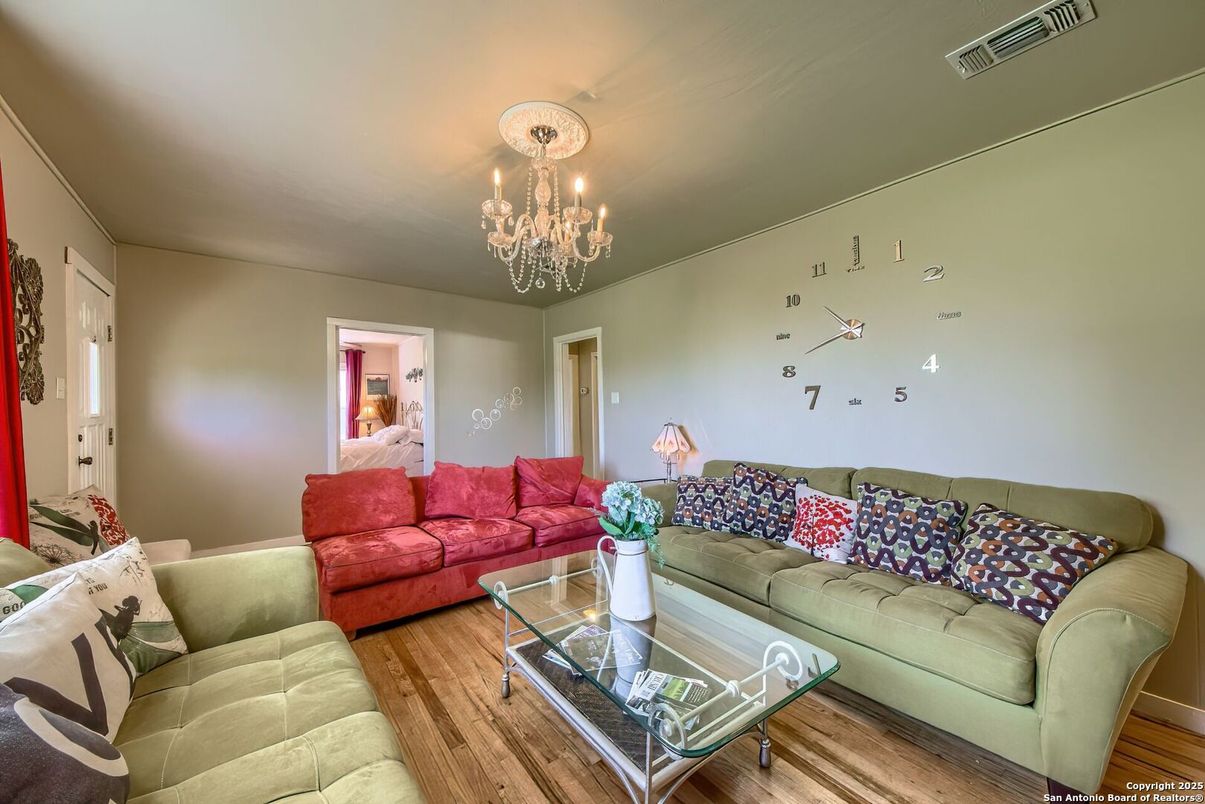Chandelier, Interior, Living room, Wood Texture Flooring