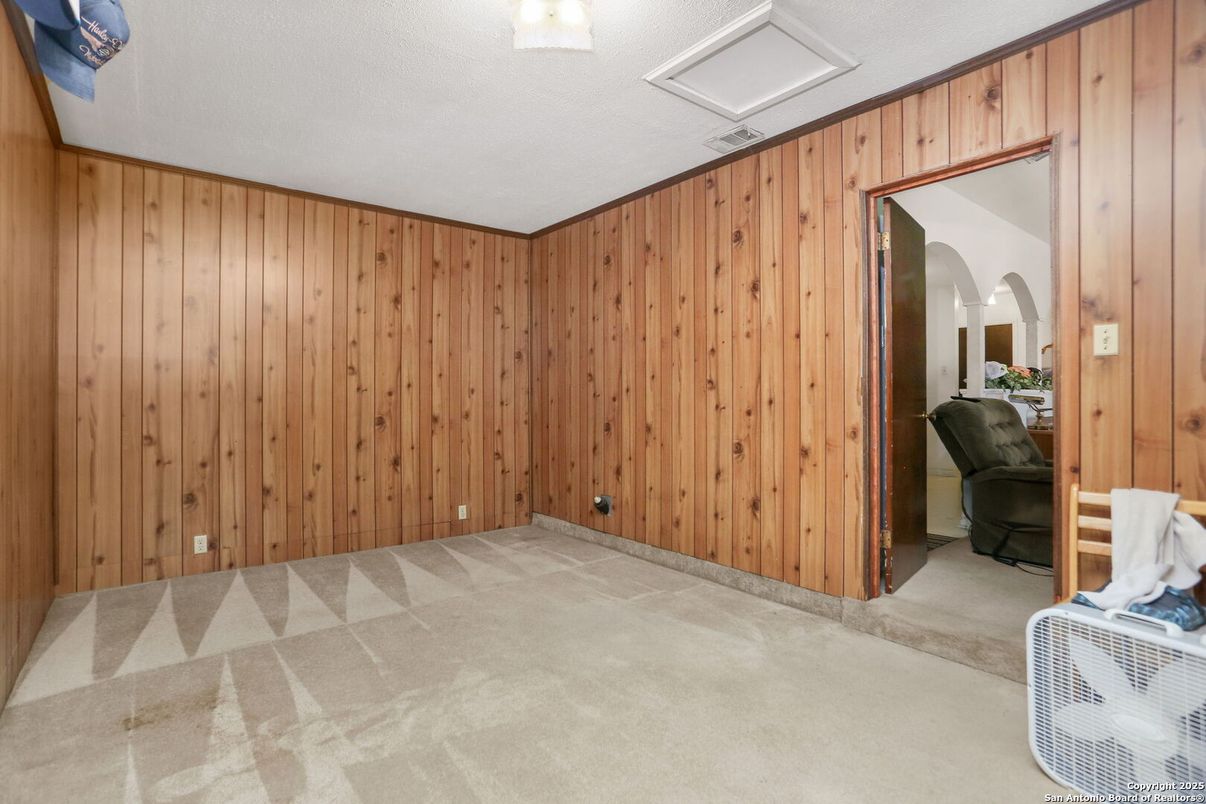 Empty room, Interior, Wooden Walls