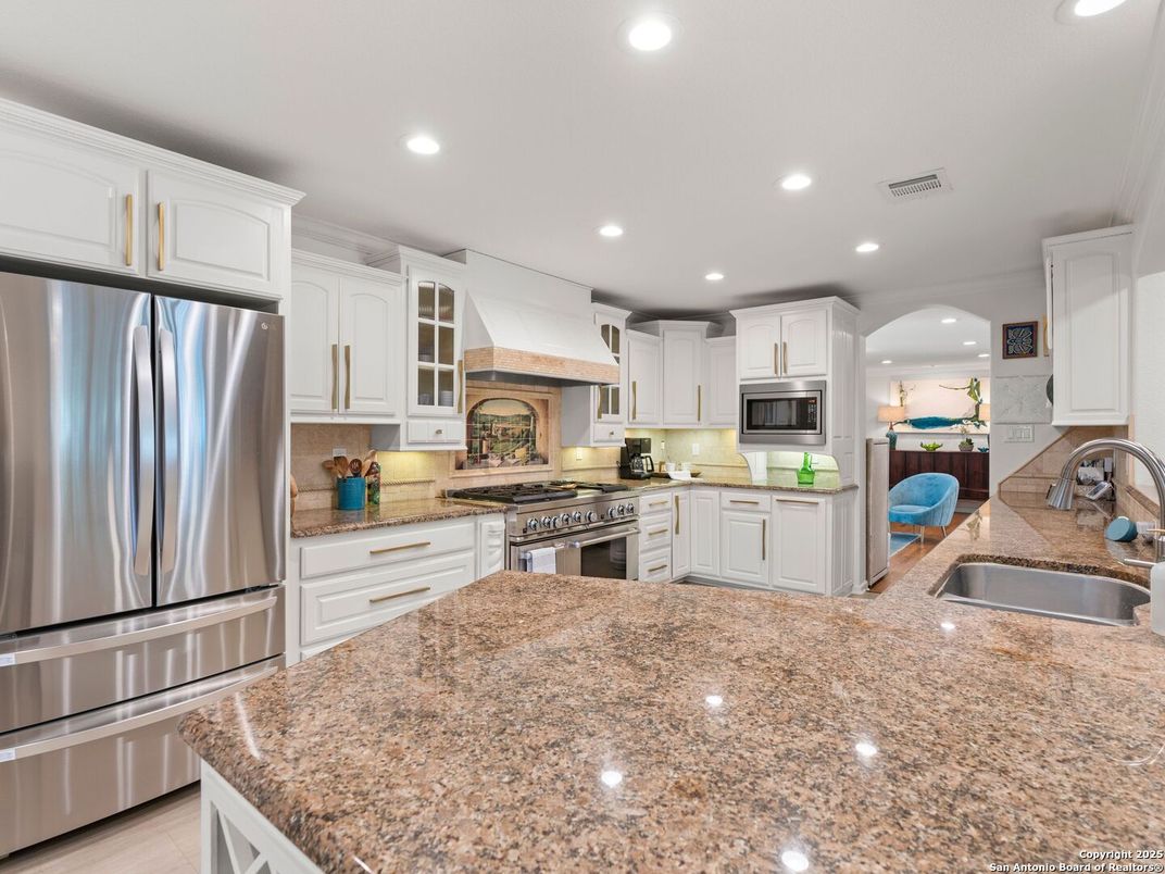 Interior, Kitchen, Recessed Lighting, Stainless Steel Appliances