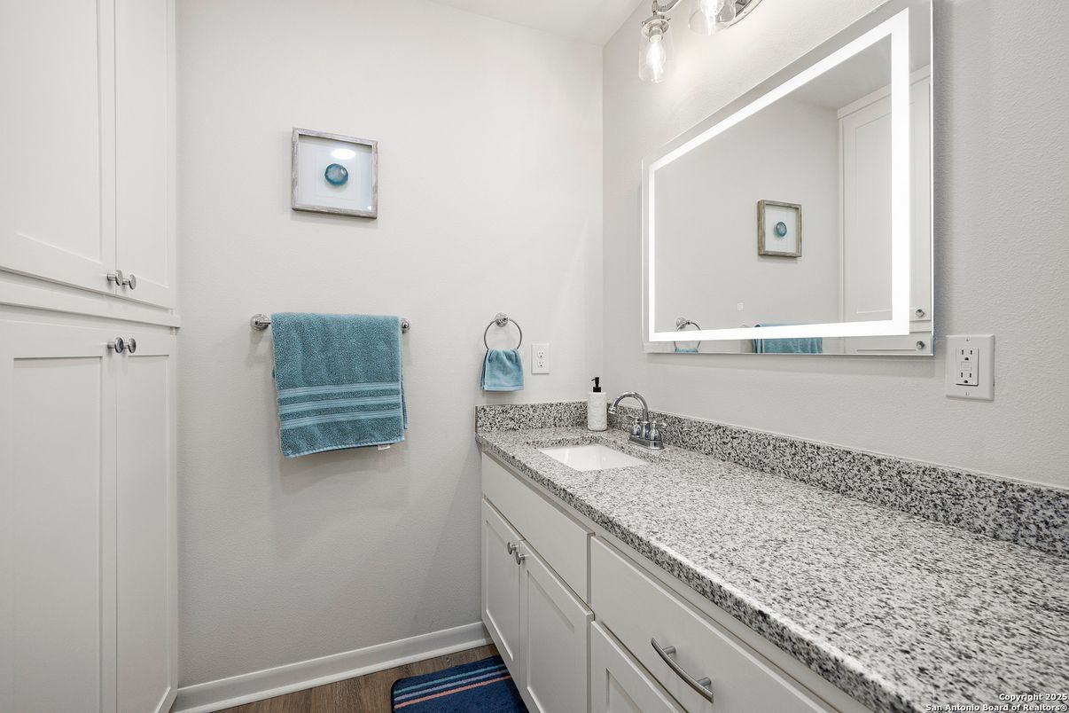 Bathroom, Interior, Wood Texture Flooring