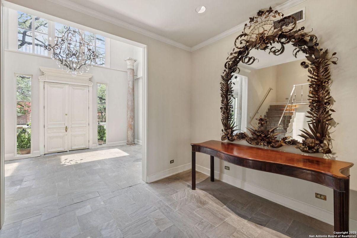 Chandelier, Interior, Recessed Lighting, Wood Texture Flooring